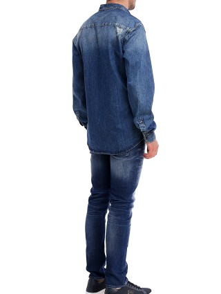 Синя сорочка ANTONY MORATO : фото 2 - Invogue